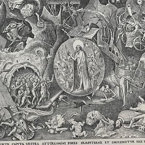 Bruegel, Descent of Christ Into Limbo, Engraving, Print, Bookplate~ 241229-WH 70